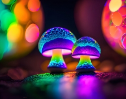 mushrooms bioluminescent