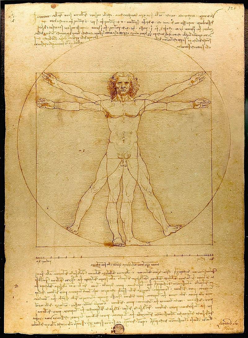 Leonardo da Vinci: L&#8217;Uomo Vitruviano